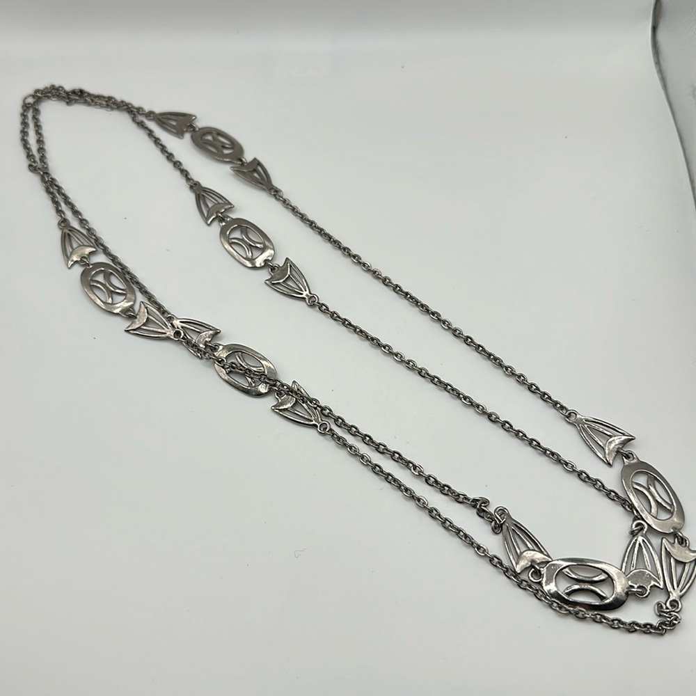 Gun Metal Colored Necklace